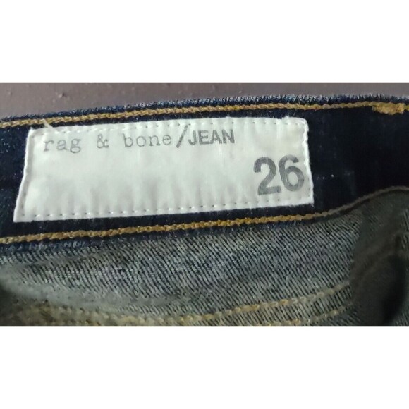 Rag & Bone Jeans Slim Distressed Skinny in Ayoyama Size 26 Grunge - Picture 10 of 11
